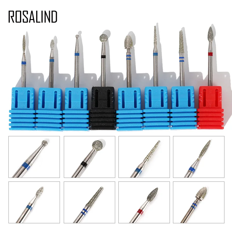 Розалинд 17 Тип ногтей сверла фрезы для маникюр машина аксессуары аппарат