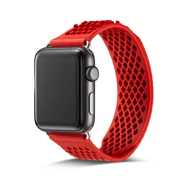 Ремешок для часов Apple Watch Series 4 новый силиконовый резиновый ремешок 1 2 3 браслет iWatch