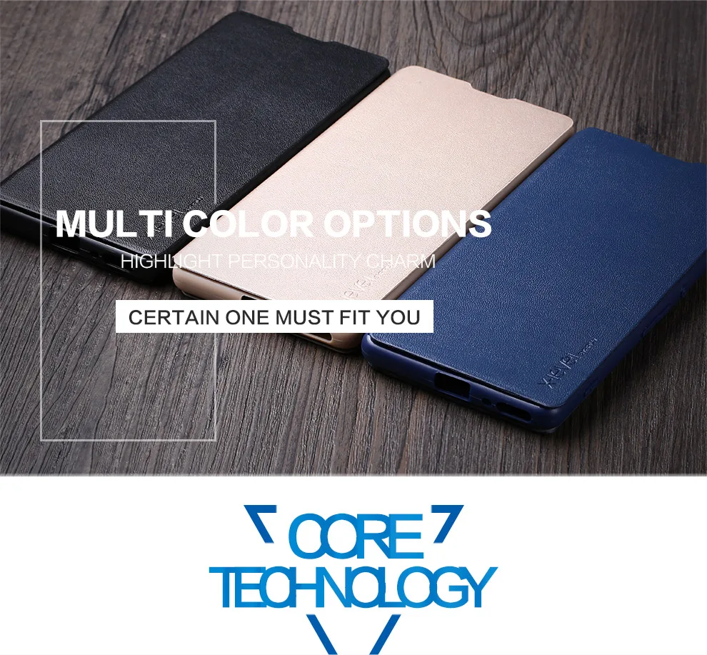 X Level Роскошный деловой чехол для телефона из искусственной кожи Sony Xperia XA XA1 ультра