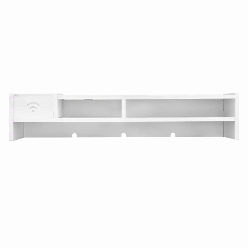Finether Wood Plastic Composite Computer Monitor Stand Desktop Organizer Rack with 5-Compartment Storage for Office Supplies | Дом и сад