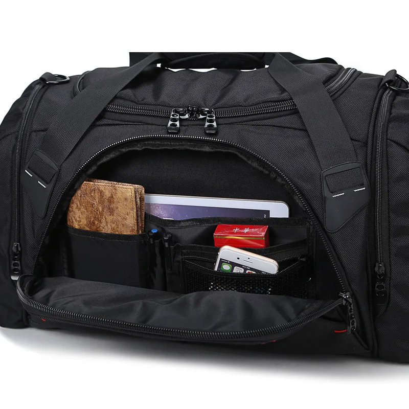 Мужская повседневная универсальная нейлоновая дорожная сумка большая