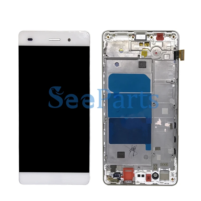 Huawei P8 Lite ЖК дисплей сенсорный экран дигитайзер для 5 0 &quotHuawei LCD с рамкой P8Lite ALE L04 L21