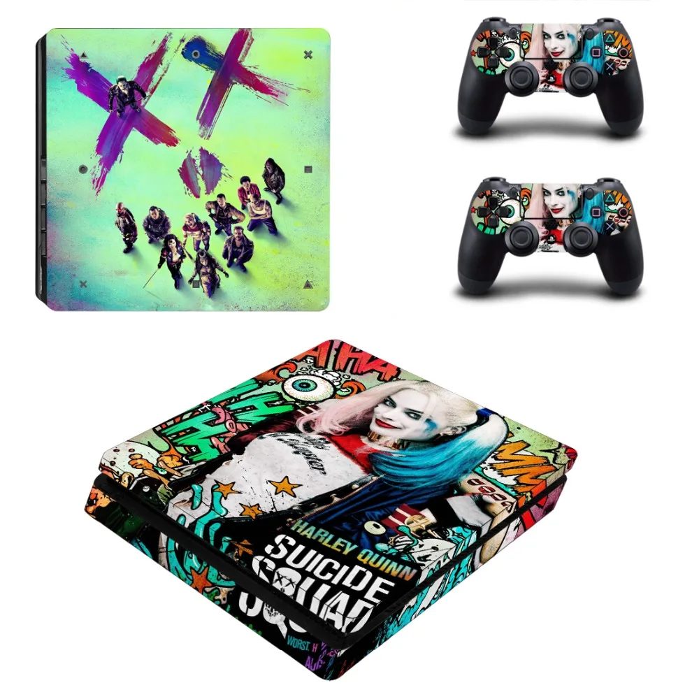 Отряд Самоубийц Харли Квинн PS4 тонкий стикер кожи наклейка винил для Playstation 4