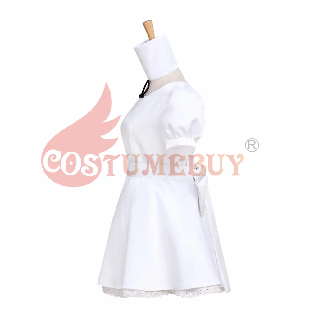 Costumebuy игры Косплей «Алиса: безумие возвращается Принцесса Белый Алиса Косплей Костюм Алисы официантка, горничная Платье вечерние костюмы на Хэллоуин
