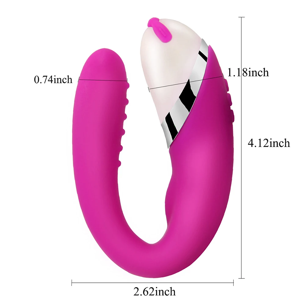 Водостойкая u образная Вибратор Вагина игрушка для женщин USB перезаряжаемая g
