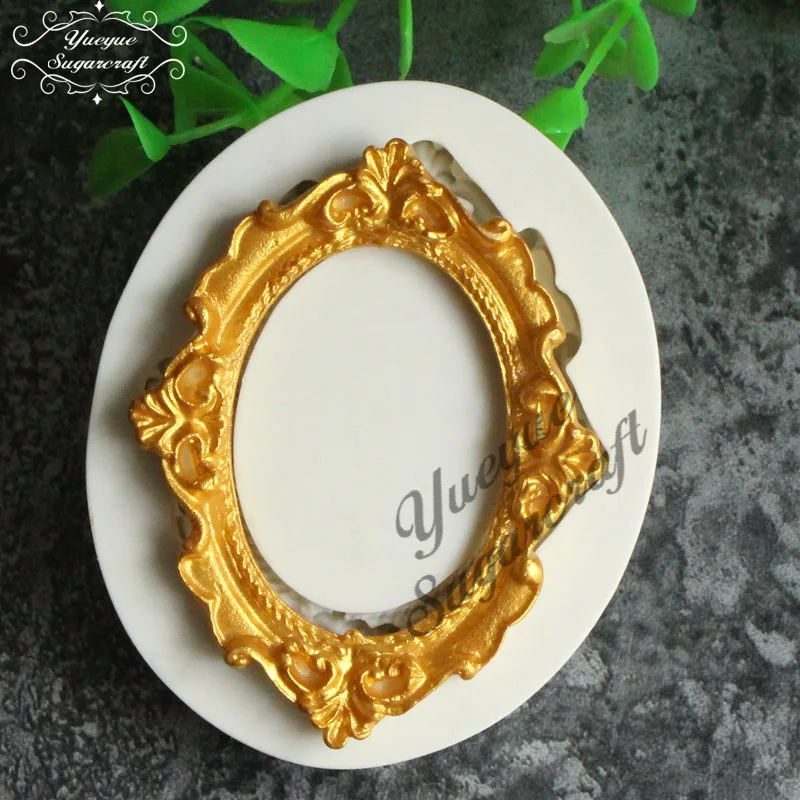 Yueyue Sugarcraft новейшая рамка силиконовая форма помадка кружевная форма для украшения торта инструменты форма для шоколадной мастики