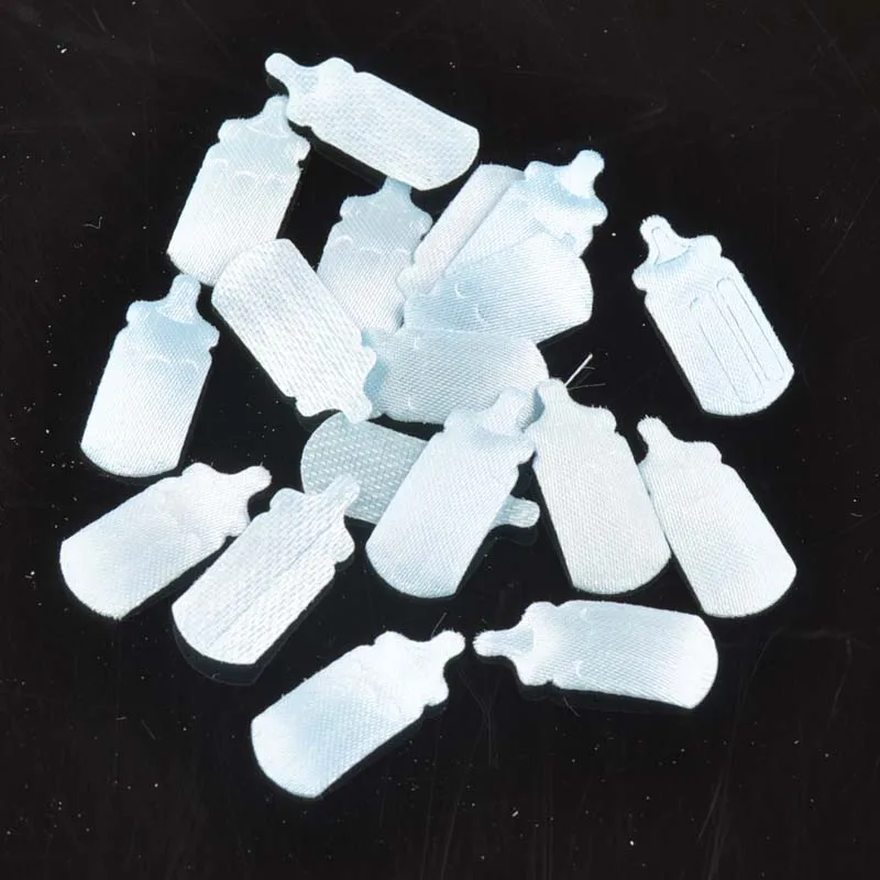 100 шт./лот смешанный синий детский узор Ткань Патч Аппликация Скрапбукинг