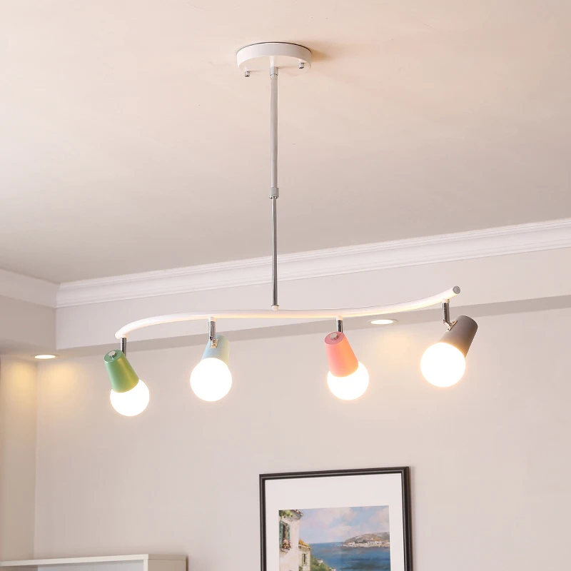 Modern creative personality color Hang lamps pendant lights led for home nordic light fixtures loft style hanging | Лампы и освещение