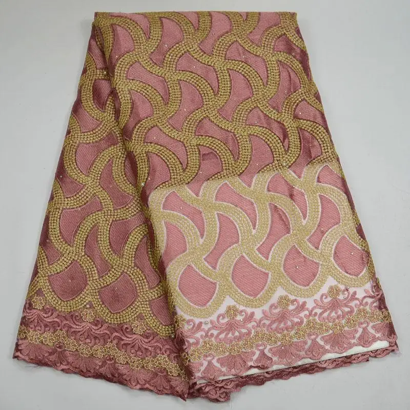 

Hot selling African French Net Lace fabric Embroidered Tulle Mesh Lace Fabric with Cheap price African Clothing ML6519