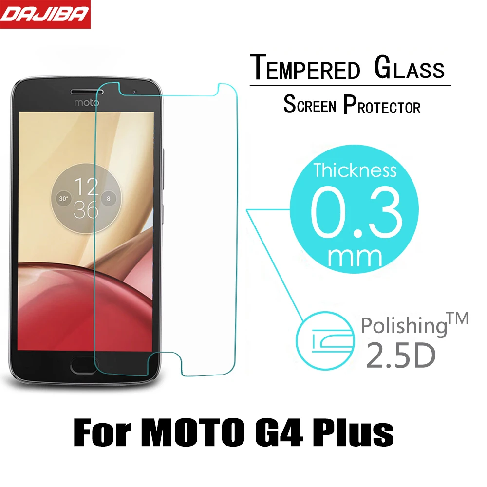 2.5D 9 H Премиум закаленное Стекло для Motorola Moto G4 плюс Экран протектор Закаленное