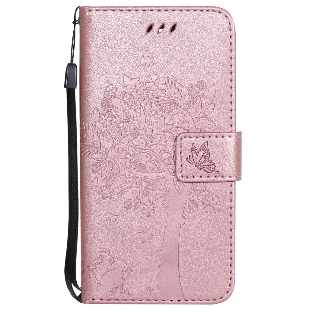 Флип Чехол Для huawei y5 ll y5ll y 5 2 Чехол кожаный чехол для телефона для huawei CUN-L21 CUN-L01 CUN-U29 CUN L21 L01 U29 L23 L02 L33 - Цвет: Rose Gold