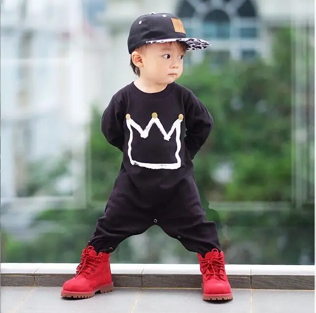 Одежда для маленьких мальчиков новый стиль комбинезон с длинными рукавами