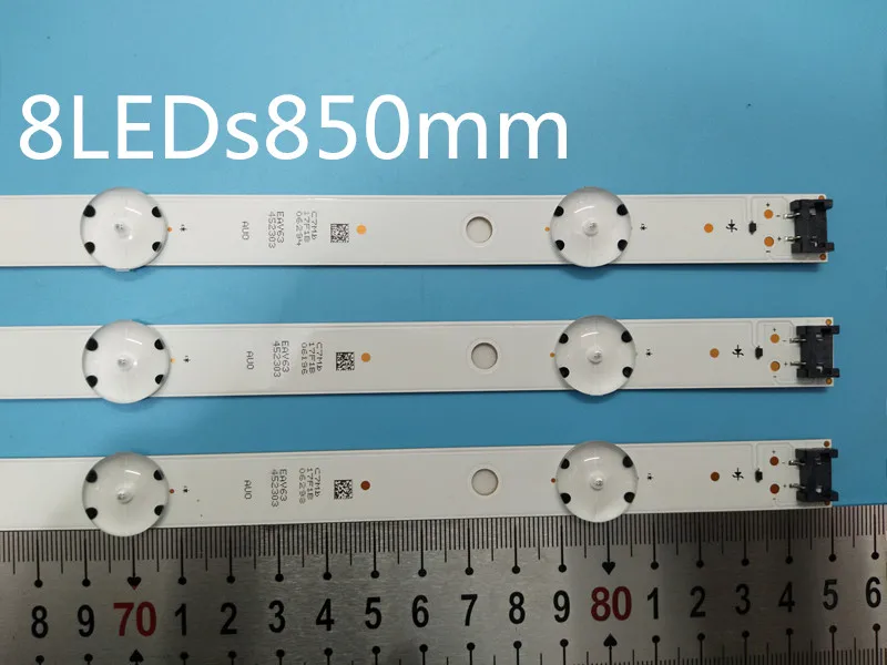 (Новый комплект) 30 шт. 8 светодиодный 850 мм подсветка полосы для LG HC430DGN-SLNX1 43UF6400 43UF640V
