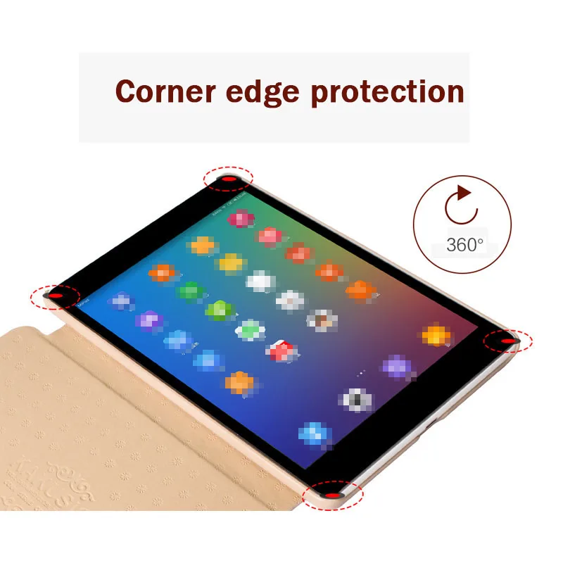 High Quality Fashion Anti fall Full Cover Smart Wake TPU Material 7.9 inch Protective Matte Metal Frame Case For XiaoMi MI Pad 1 |