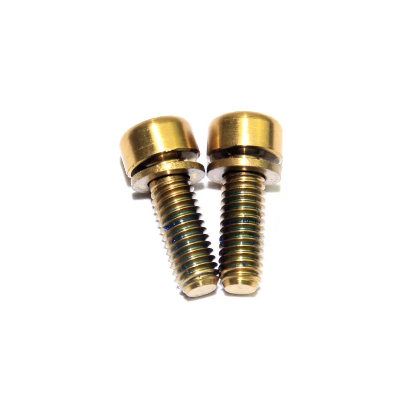Велосипедные титановые болты для адаптера тормозного ротора M6 * 18 | Спорт и