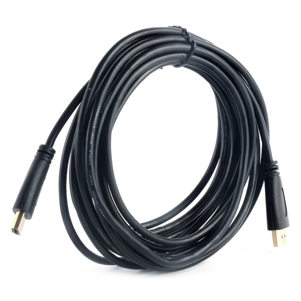 Новый 16Ft 5m HDMI V1.4 AV кабель высокой скорости 3D Full HD 1080P для Xbox DVD HDTV| |