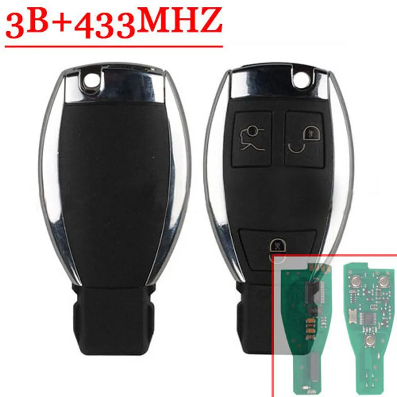 Дистанционный ключ с 3 кнопками для Benz Smart (2005 2008) чип NEC 433 МГц|key for|key keykey remote |
