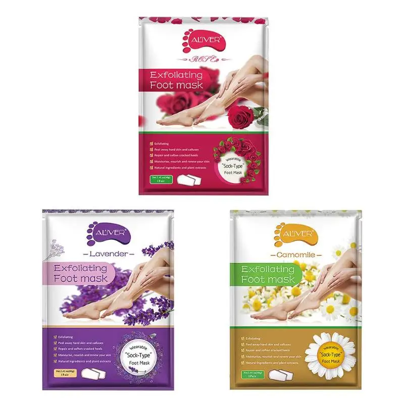 2 шт./пакет отшелушивающая маска для ног Крем удаления омертвевшей кожи