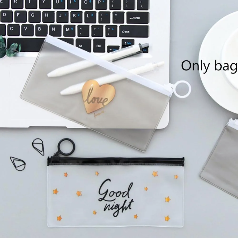 Женская косметичка Прозрачная ПВХ сумка для макияжа дорожная на молнии