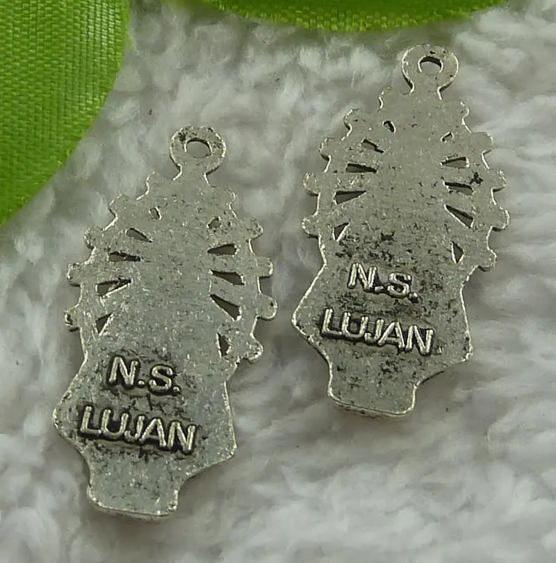 160 шт. Антикварные Серебряные Подвески N.S LUJAN 29x15 мм #2377 | Украшения и аксессуары