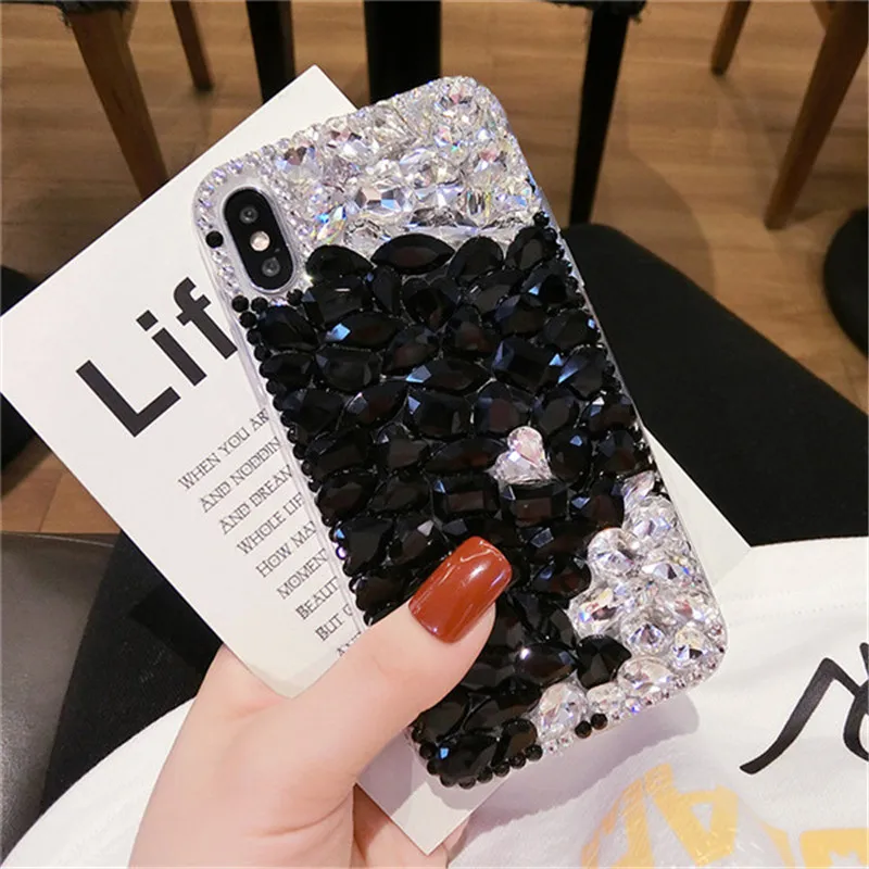 41 1 шт. блеск Роскошный Кристалл Rhinestone Bling диаманта Прозрачный чехол для телефона для Alcatel 7 /7 Folio 6062 Вт/Revvl 2 плюс(T-Mobile - Цвет: 41