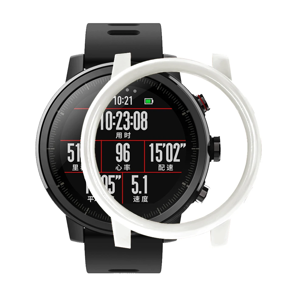 Для Xiaomi amazfit 2 stratos чехол для часов защитная оболочка для Huami Amazfit Stratos 2/2 S полная Рамка ПК защитный чехол