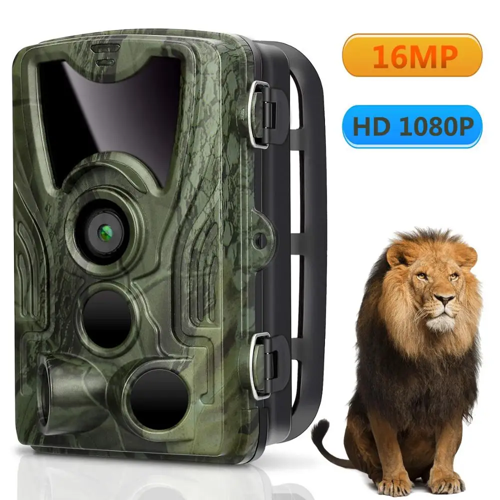 2," TFT Дикая камера s Trail охотничья камера HC801A 16MP 1080P IP65 Водонепроницаемый PIR датчик наблюдения за дикой природой