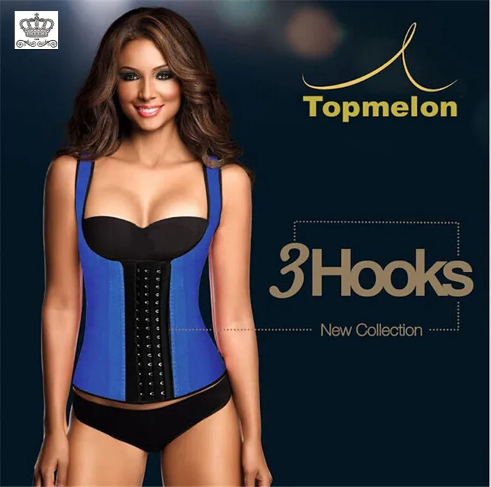 VBerry High Quatilty Latex Waist Corset Body Shapers 2015 Vest Latex Waist Cincher Corset Women Slimming body Shaper