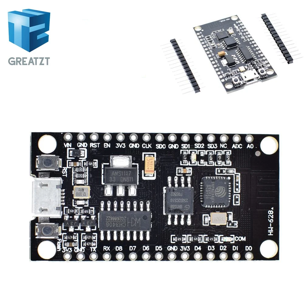 1 шт. nodemcu V3 Lua WI FI Модуль интеграции ESP8266 + Дополнительная память 32 м flash usb serial