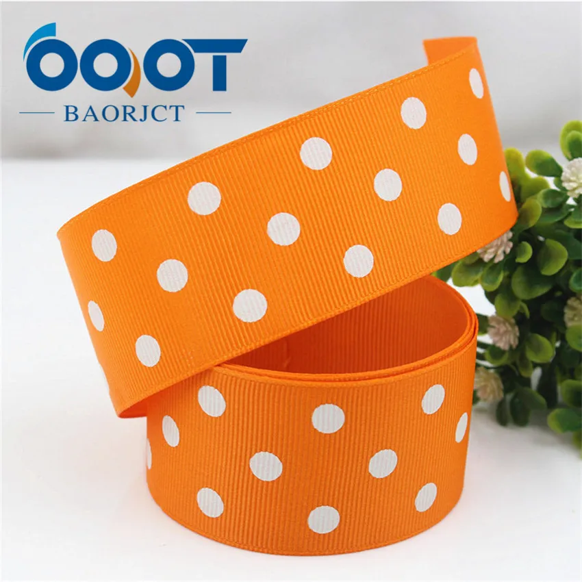 15 OOOT BAORJCT 176181 38 мм 10 ярдов/лот ленты в горошек термопереводные печатные корсажные Свадебные аксессуары ручной работы материал - Цвет: 15