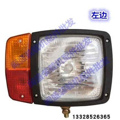 Left headlight Liugong задний фара погрузчик резервный свет 30E 836 855 задний свет 50 машина рабочий свет фары вилочный погрузчик свет - Цвет: Left headlight