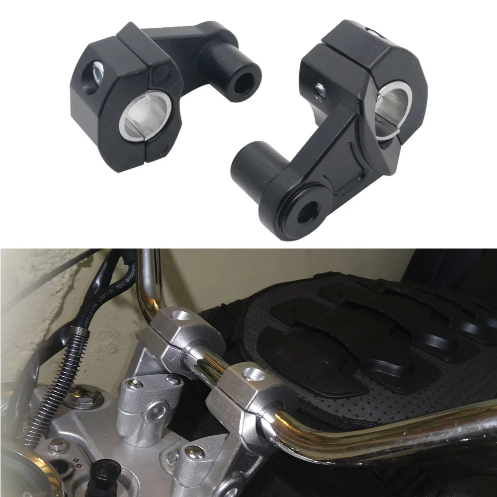 Зажимы для Руля Мотоцикла приподнятые ручки 22 мм 7/8 дюйма 28 1 1/8 Yamaha R1 R3 R6 BMW Suzuki GSXR