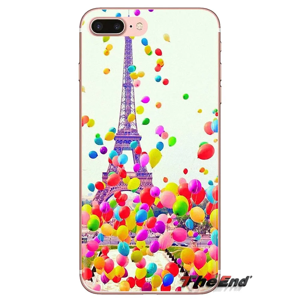 Mobile Phone Case Colorful Balloons Paris Eiffel tower For Samsung Galaxy J1 J2 J3 J4 J5 J6 J7 J8 Plus 2018 Prime 2015 2016 2017 |
