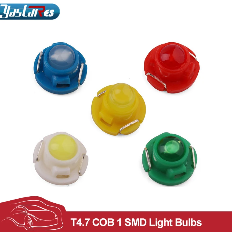 10 шт. Автомобильные светодиодные лампы T4.7 LED COB 1 шт.|Сигнальная лампа| |