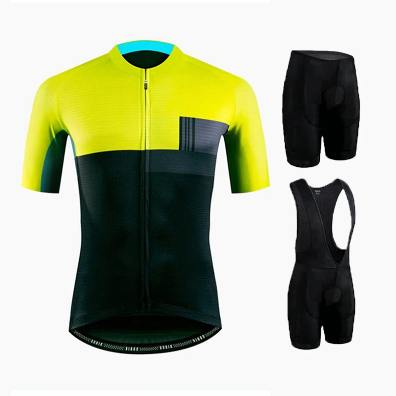 Италия 2019 Pro с коротким рукавом велосипедные костюмы мужские летние шорты набор