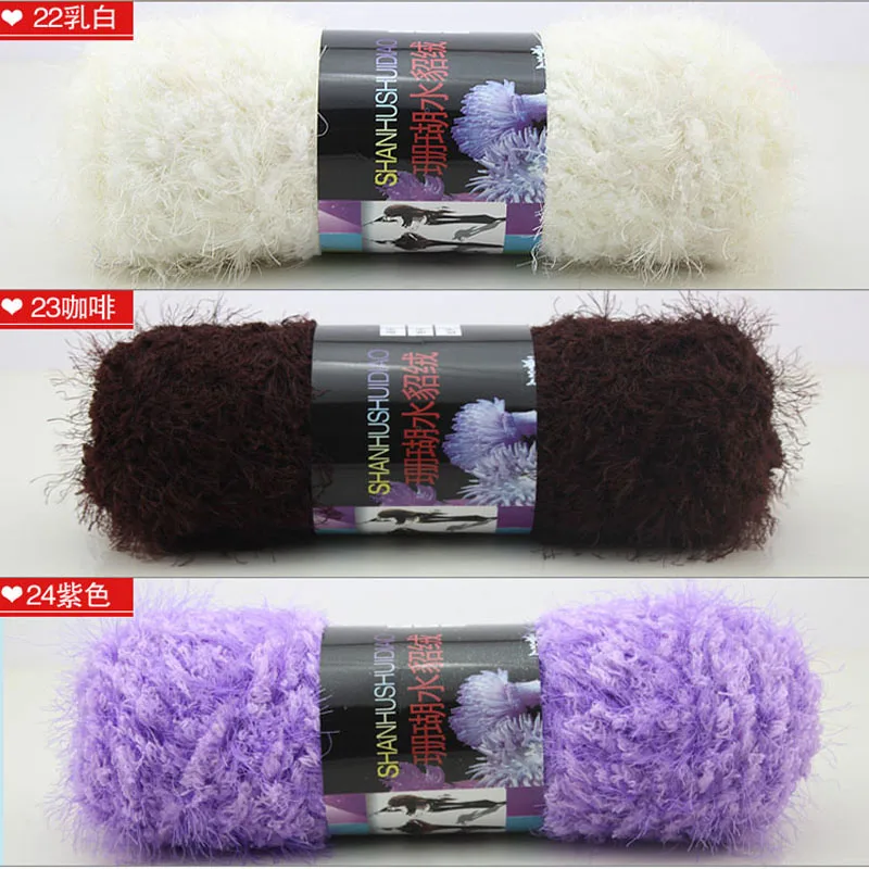 500 г/пакет кашемировая Коралловая норковая пряжа из шерсти Феникс плюшевая