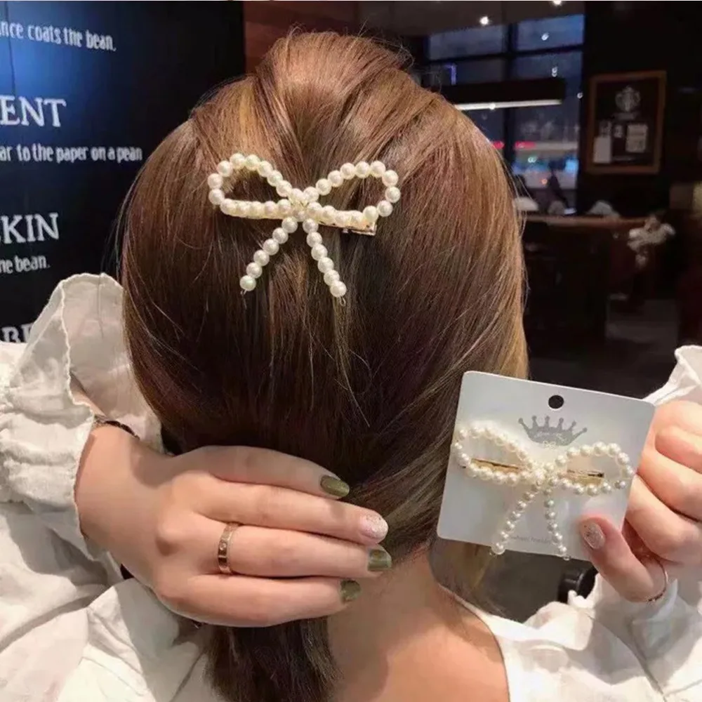 Заколка для волос MISM Pearl женская заколка с кристаллами модный головной убор