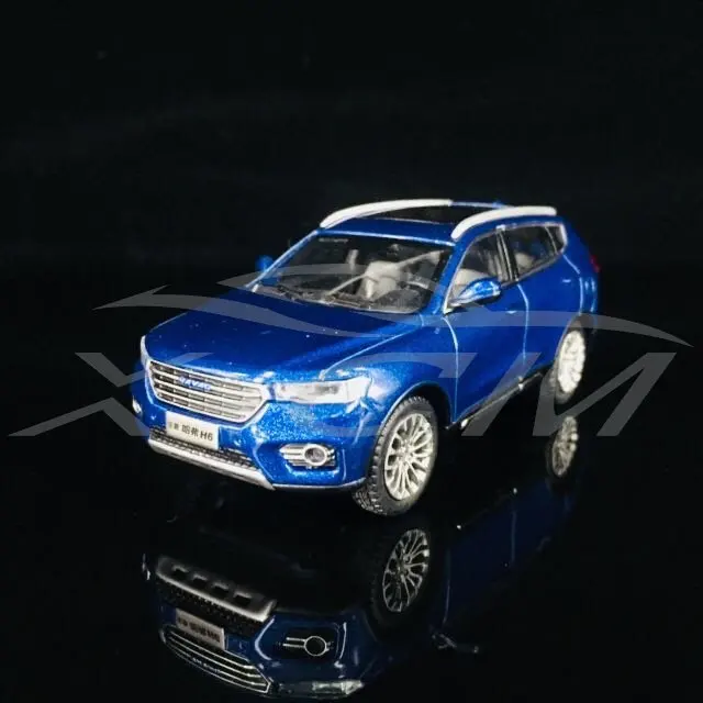 Литая модель автомобиля Great Wall новый Haval H6 1:43 можно оттянуть назад (синий) +