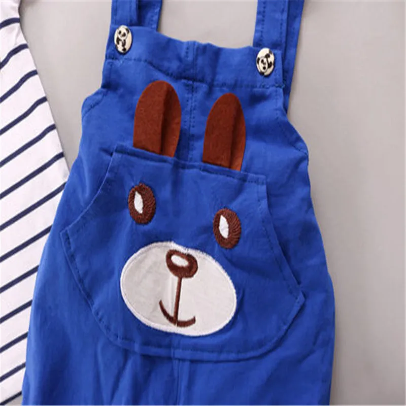 Комплект одежды из 2 предметов с изображением медведя для маленьких мальчиков и