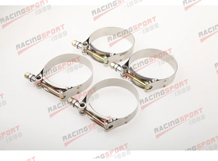 Комплект из 4 т болтовых зажимов 2 5 дюйма турбо трубный шланг соединитель