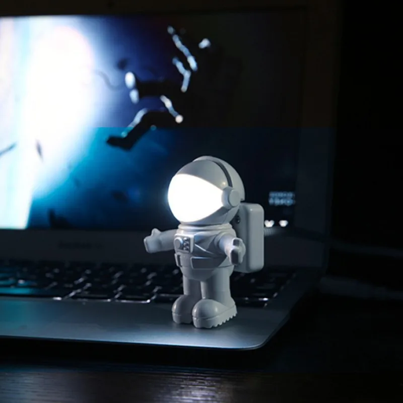 Горячая Распродажа Новый креативный космонавт светодиодный гибкий USB свет для