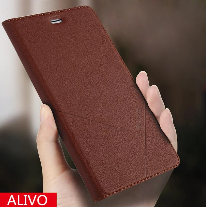 Alivo фирменный кожаный чехол-кошелек для Xiaomi Redmi 4X Note5 5 plus 6a 6Pro 8se 3S откидной Чехол с карманом для карт чехол-подставка s