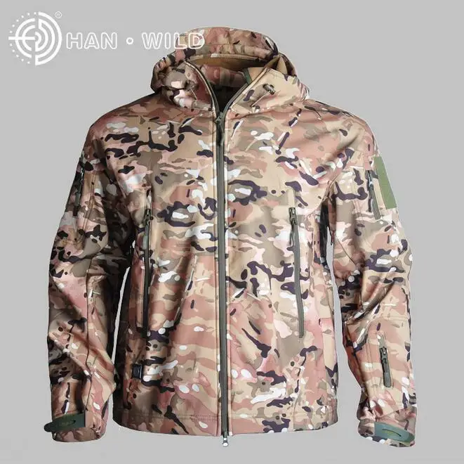 Уличная тактическая куртка Sharkskin TAD военный Камуфляжный комплект охотничьи