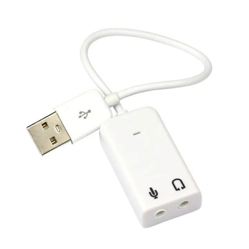Высокое качество 3D USB 2 0 Виртуальный 7 1 канал аудио адаптер звуковой карты для