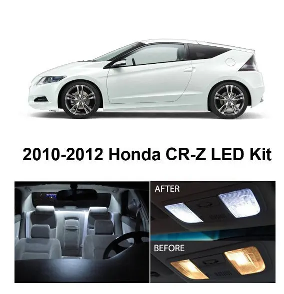 Комплект Ксеноновых белых светодиодных ламп для Honda 9 шт./лот 2010 2012|led interior light|interior