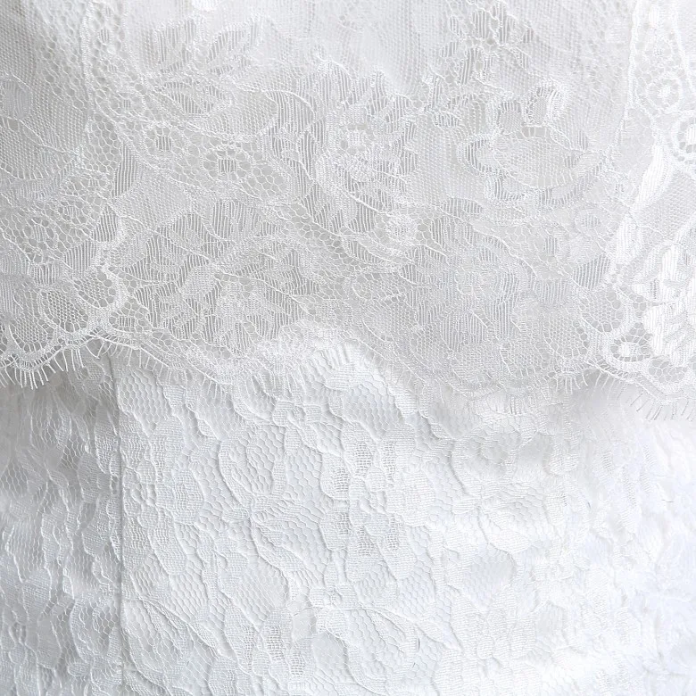 Кружевное свадебное платье русалка с запахом цвета слоновой кости|lace mermaid wedding