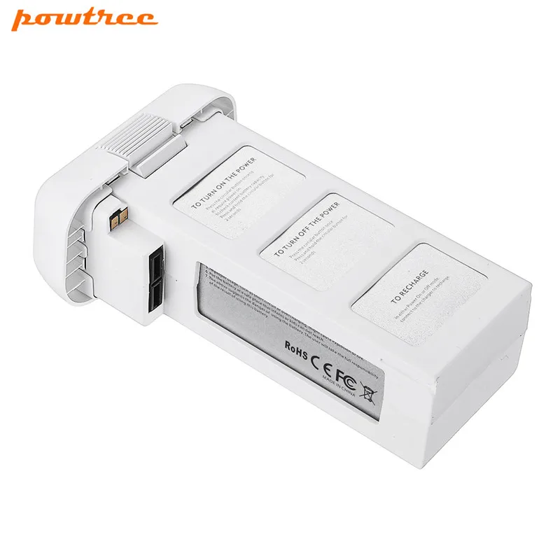 Powtree 2 шт. 11 1 В 5200 мАч для DJI Phantom Модернизированный и большой емкости запасная