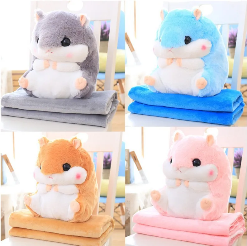 Милый мультяшный хомяк, плюшевая игрушка, kawaii, милая мышь, мамуза, животные, подушка, куклы, милые подарки, 40 см