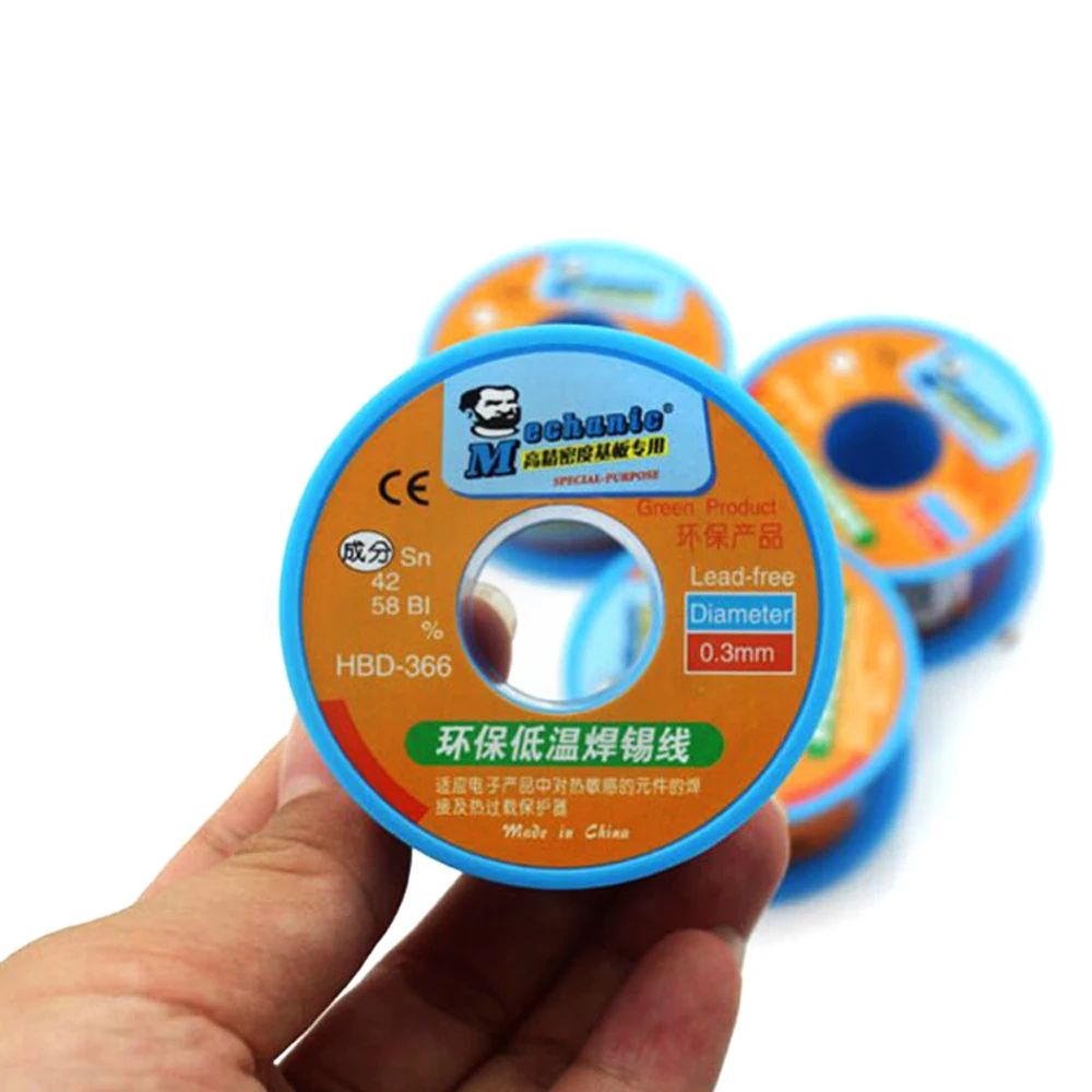 Механический бессвинцовый низкотемпературный припой провод 40 г 0 3/0 4/0 5/0 6/0 8 мм