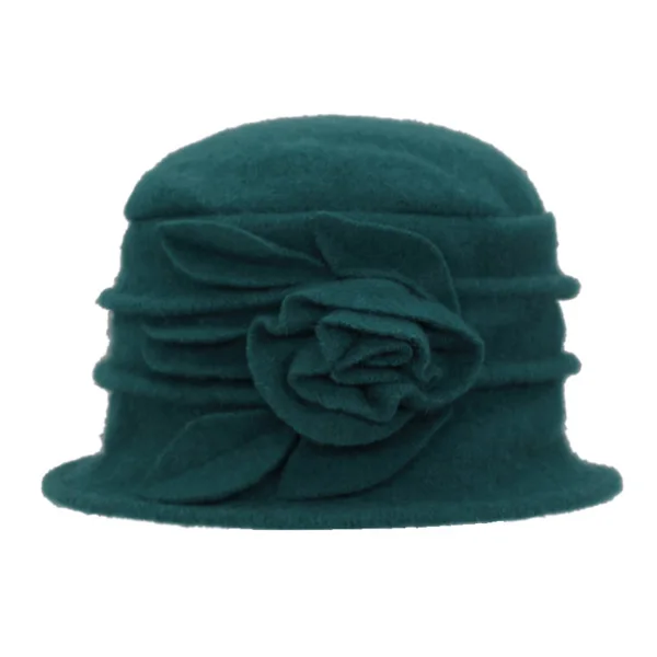 green YOUBOME, новинка, шерсть, для женщин, Fedoras Dome, Осень-зима, шапки для женщин, Цветочные, теплые, гибкие, одноцветные, мягкие, для девушек, модные, женские, Fedoras - Цвет: green